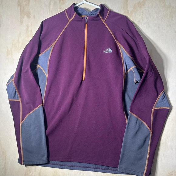 The North Face Jacket Mens XL VaporWick 1/2 Zip Stretch Performance Pullover - Picture 3 of 11